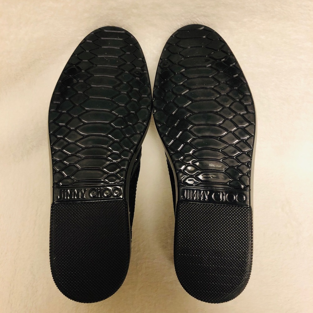 JIMMY CHOO Glitter Sneakers - Picture 6 of 8